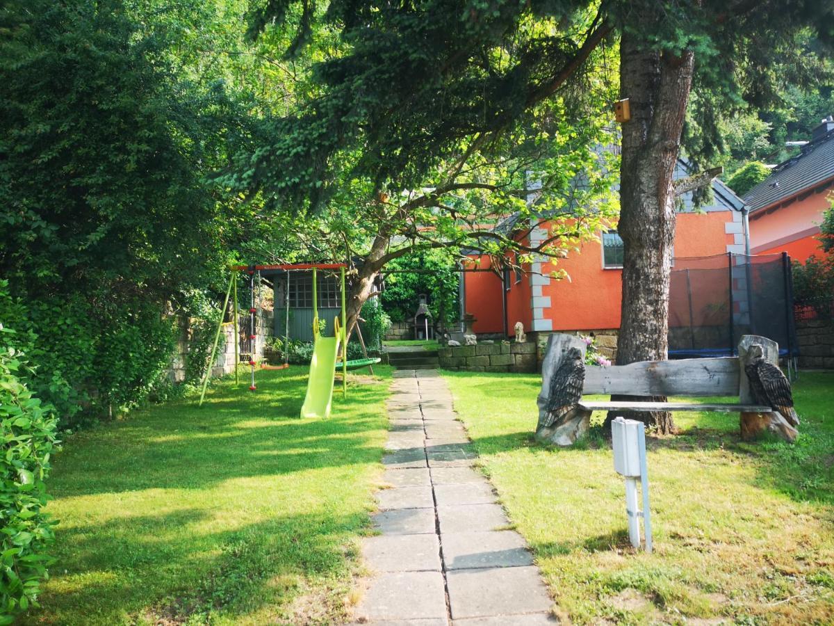 Вілла Ferienhaus Franz - An Der Elbe, Mit Grossem Garten Пірна Екстер'єр фото